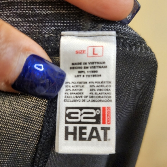 32 Degrees men's Black Layer Leggins Size L - Picture 2 of 9